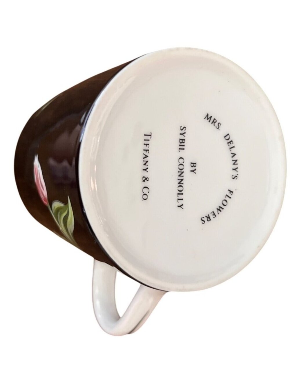 Mrs. Delanys Flowers Mug Tiffany & Co. Sybil Connolly Botanical Design - Picture 2 of 5